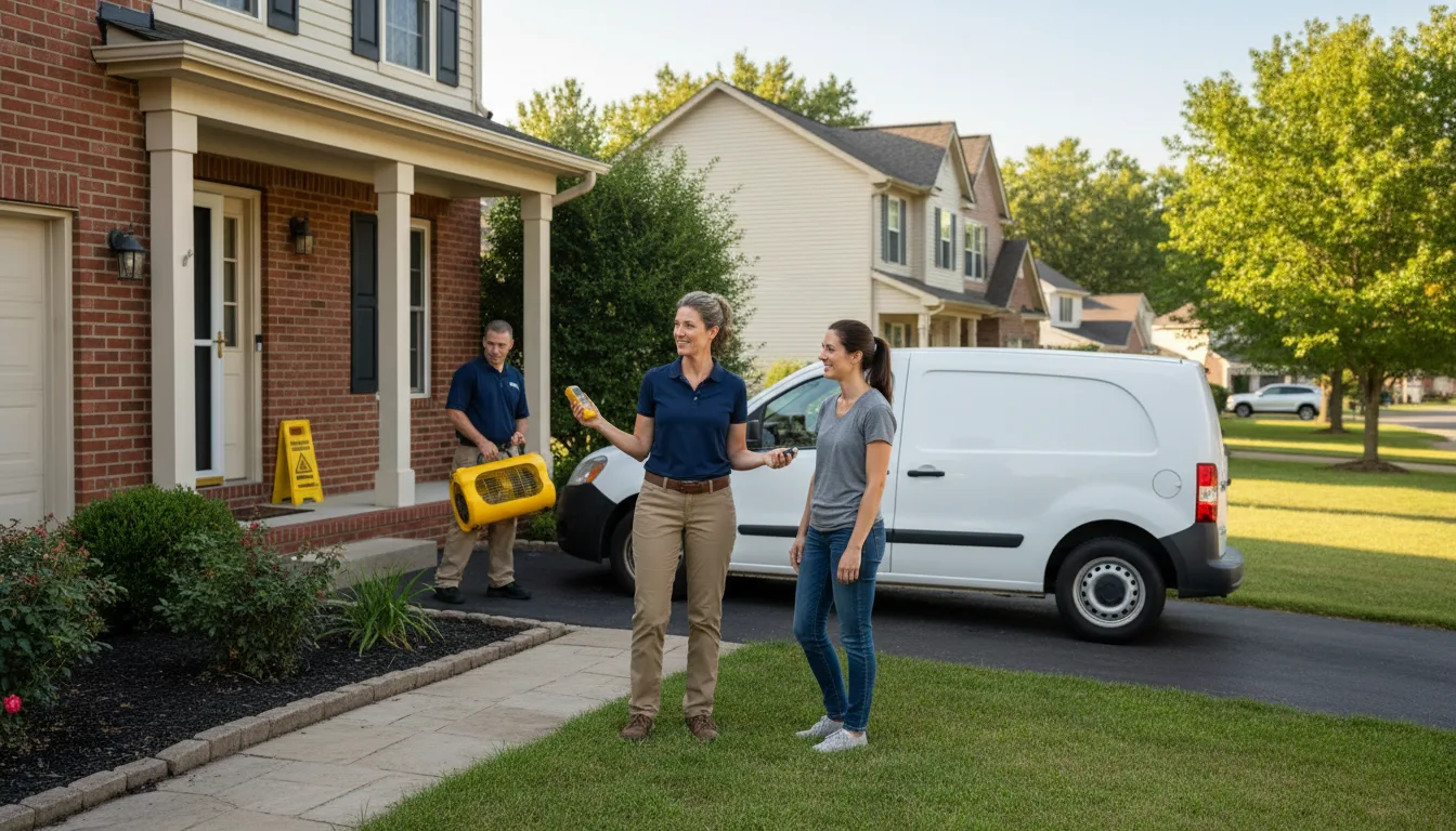 Water restoration image for Home Water Damage Repair in Quitman, TX